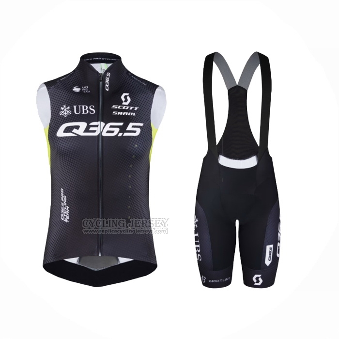2024 Wind Vest Q36.5 Black And Bib Short